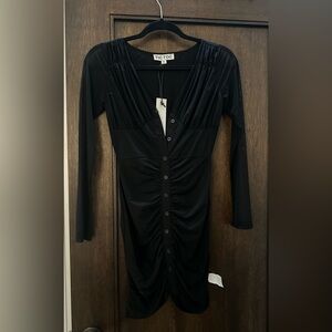Size SM all mesh button down dress